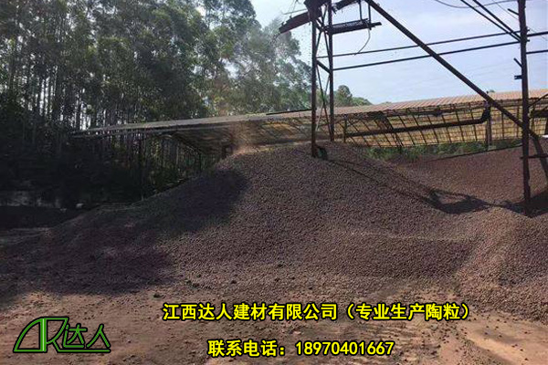密度不同，陶粒也不同